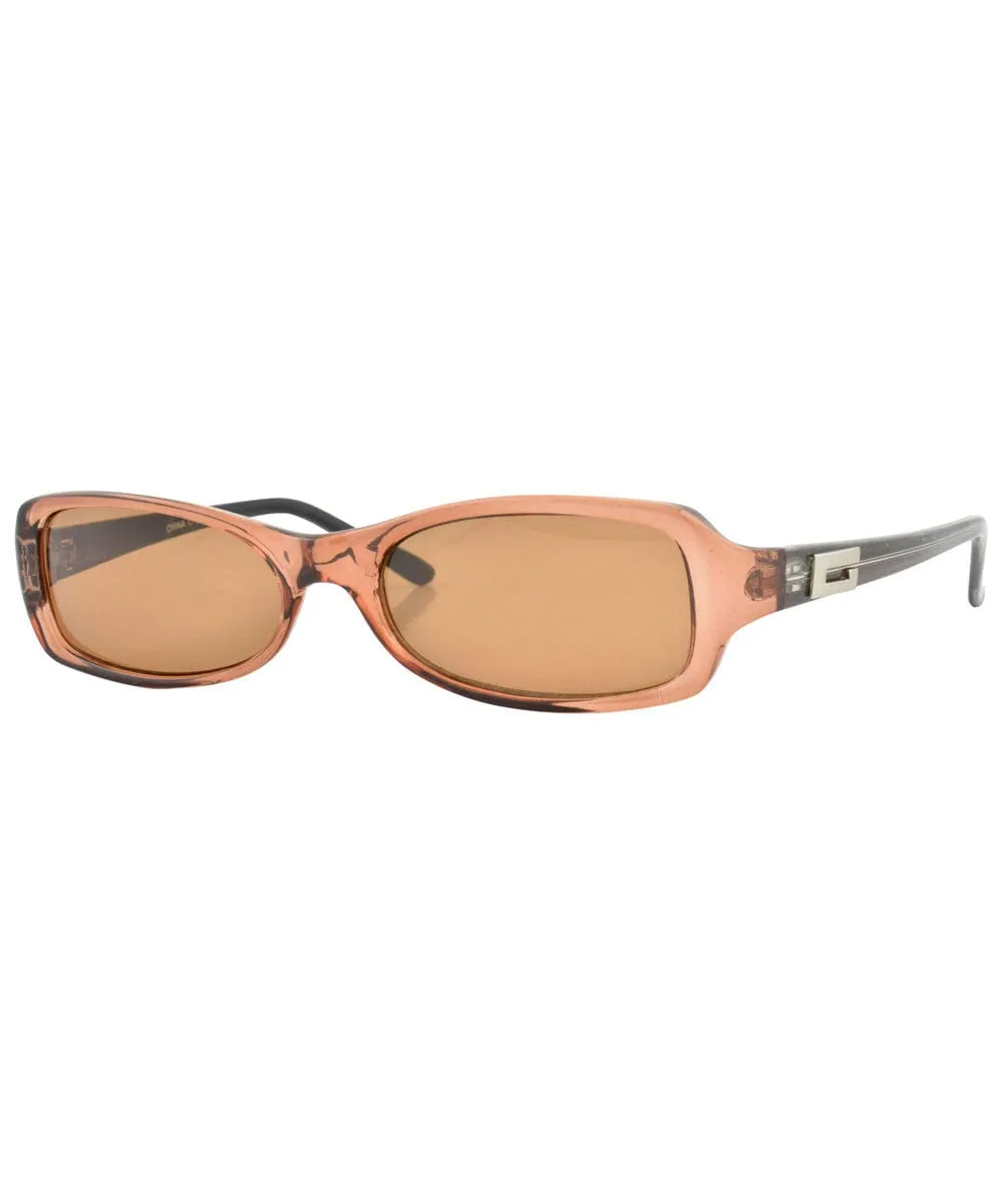 ITCHIN' Brown Square Sunglasses sold by Giant Vintage product image thumbnail 3
