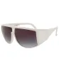 EASY White Shield Sunglasses sold by Giant Vintage