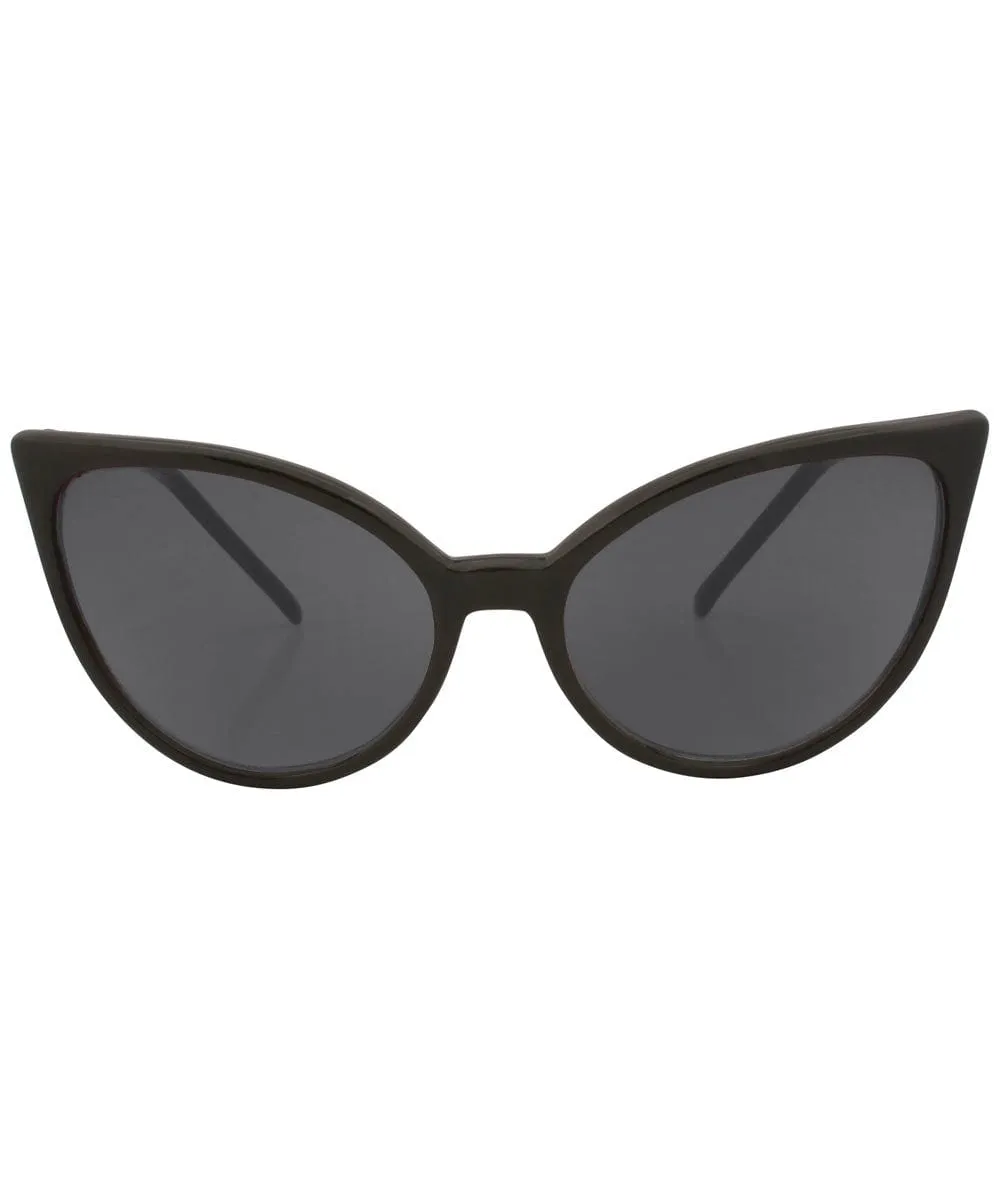 PUSSY Black Cat-Eye Sunglasses sold by Giant Vintage product image thumbnail 3
