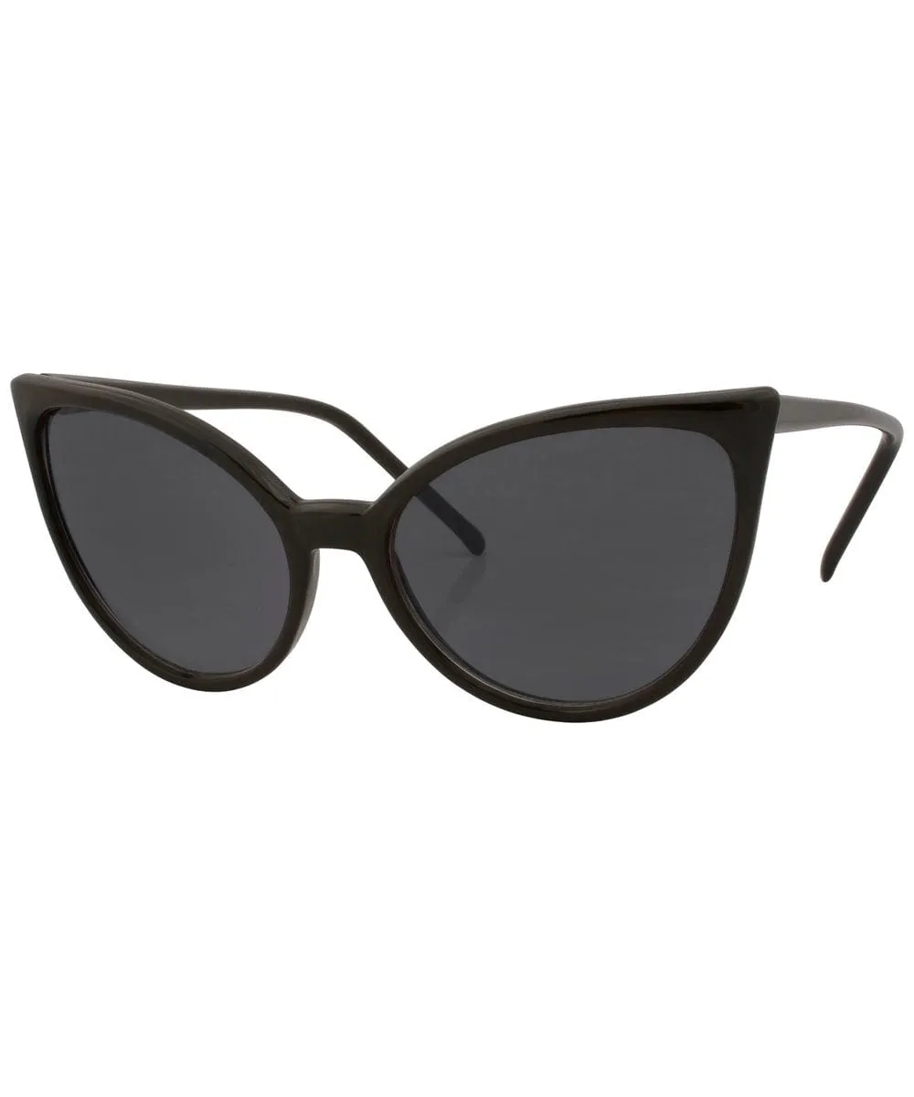 PUSSY Black Cat-Eye Sunglasses sold by Giant Vintage product image thumbnail 2