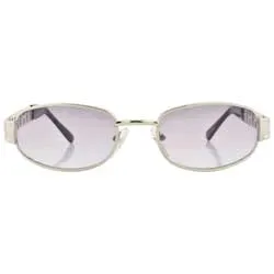HAL Silver/Smoke Square Sunglasses sold by Giant Vintage