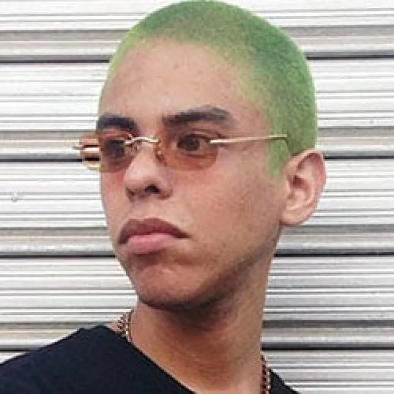 DEMITASSE Brown Rimless Sunglasses sold by Giant Vintage