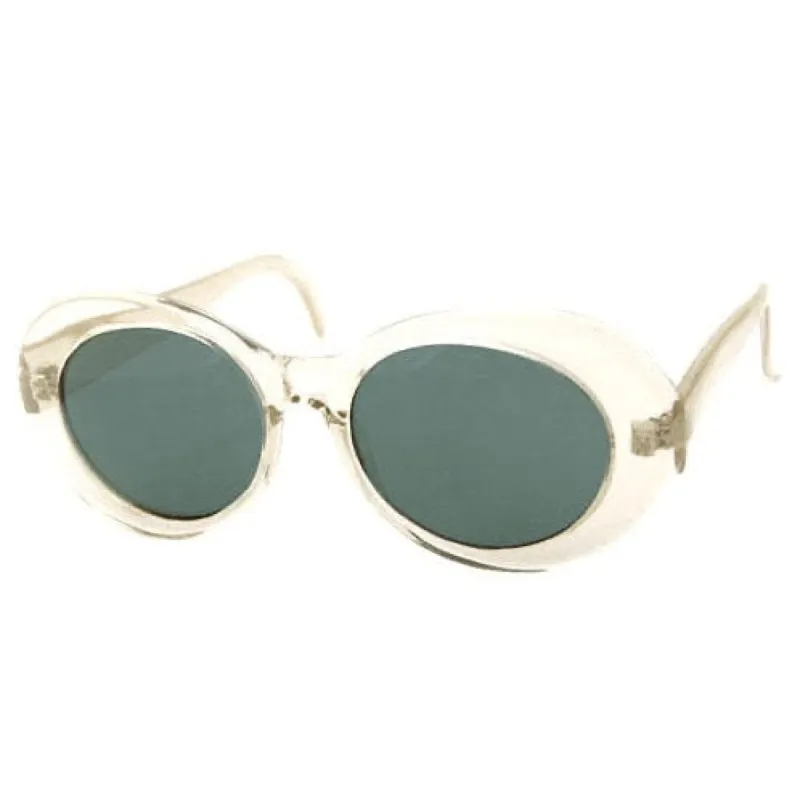 HEAVEN Crystal Indie Oval 90s Sunglasses sold by Giant Vintage
