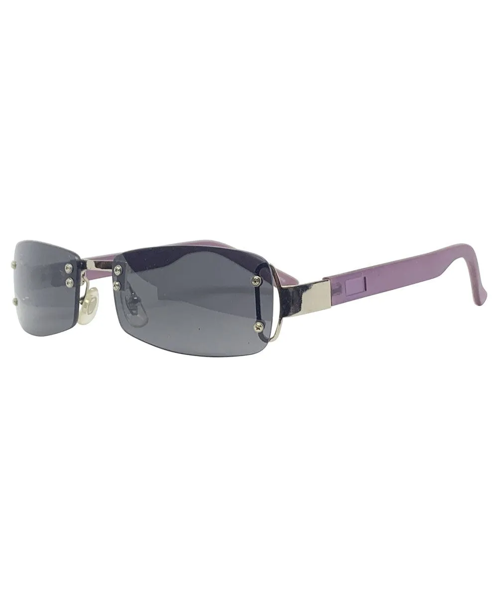 STONED Smoke and Purple Frameless Sunnies sold by Giant Vintage product image thumbnail 3