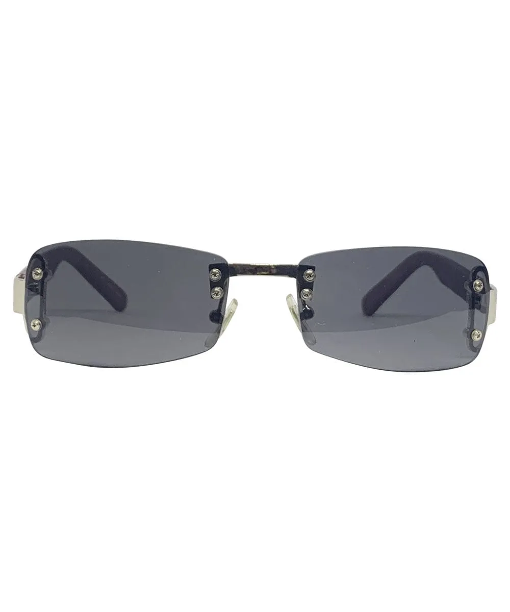 STONED Smoke and Purple Frameless Sunnies sold by Giant Vintage product image thumbnail 2
