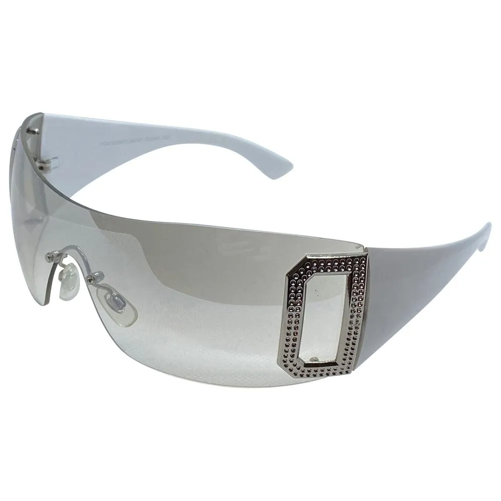 GHOSTED Flash Rimless Shield Sunglasses sold by Giant Vintage