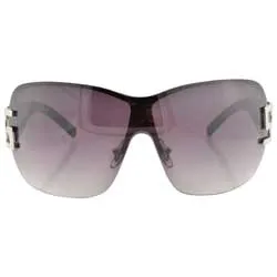 LETHAL Black/Smoke Rimless Sunglasses sold by Giant Vintage