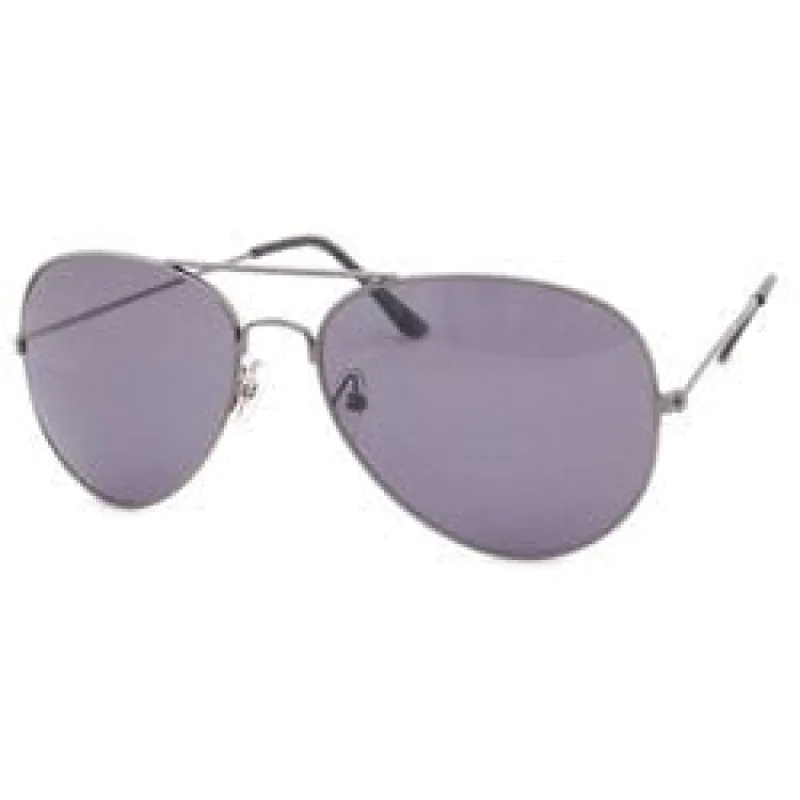 THE LAW Gunmetal Aviator Sunglasses sold by Giant Vintage