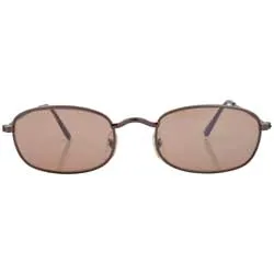 OUTSIDER Brown Square Sunglasses sold by Giant Vintage