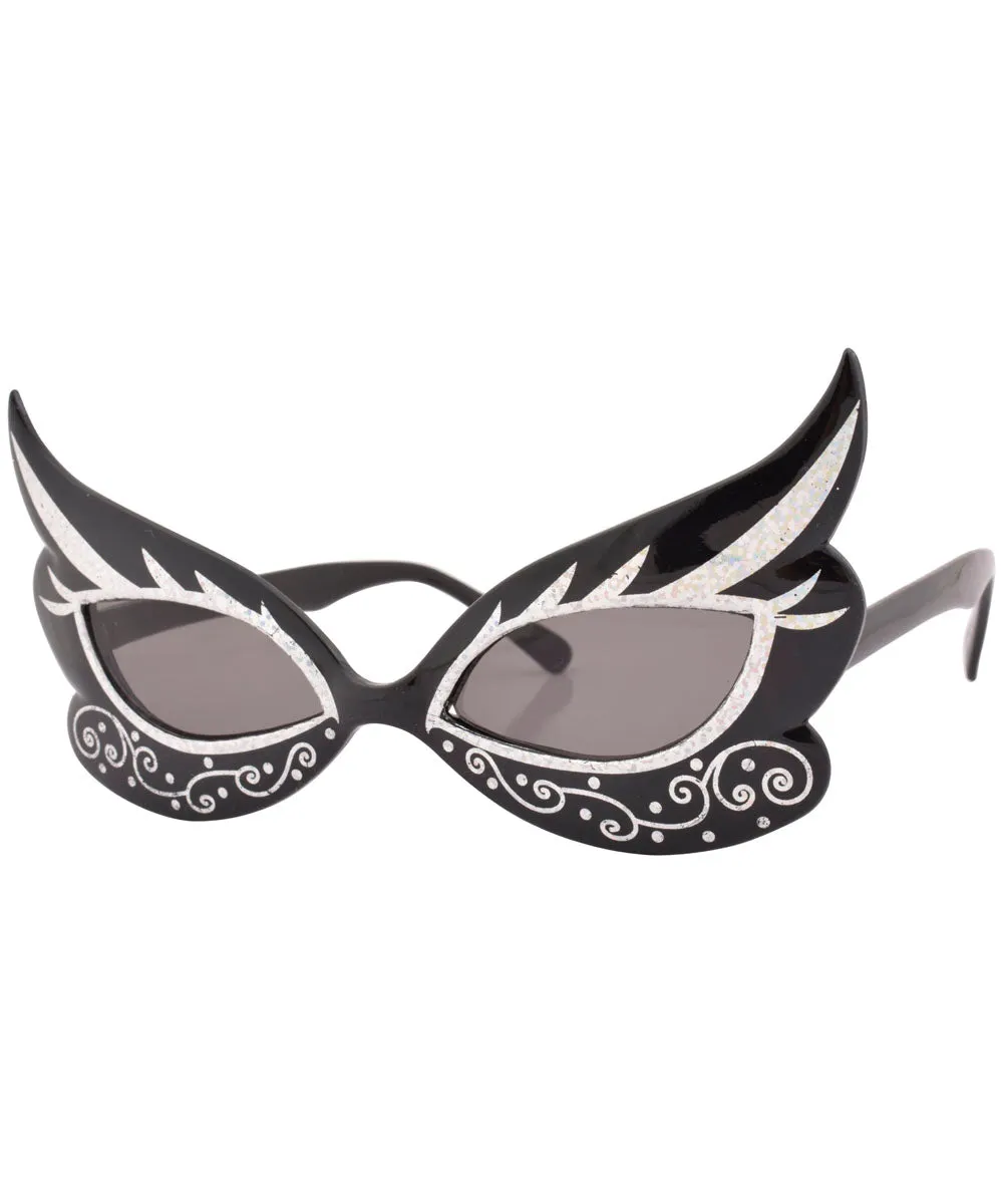 DRAGNES Black Cat-Eye Sunglasses sold by Giant Vintage product image thumbnail 2