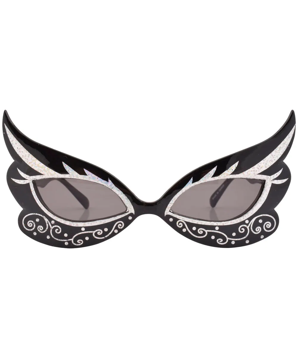 DRAGNES Black Cat-Eye Sunglasses sold by Giant Vintage product image thumbnail 3