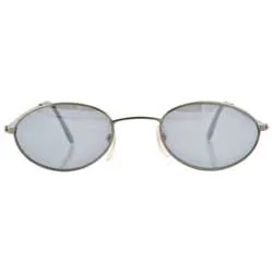 BUMP Gunmetal Oval Sunglasses sold by Giant Vintage