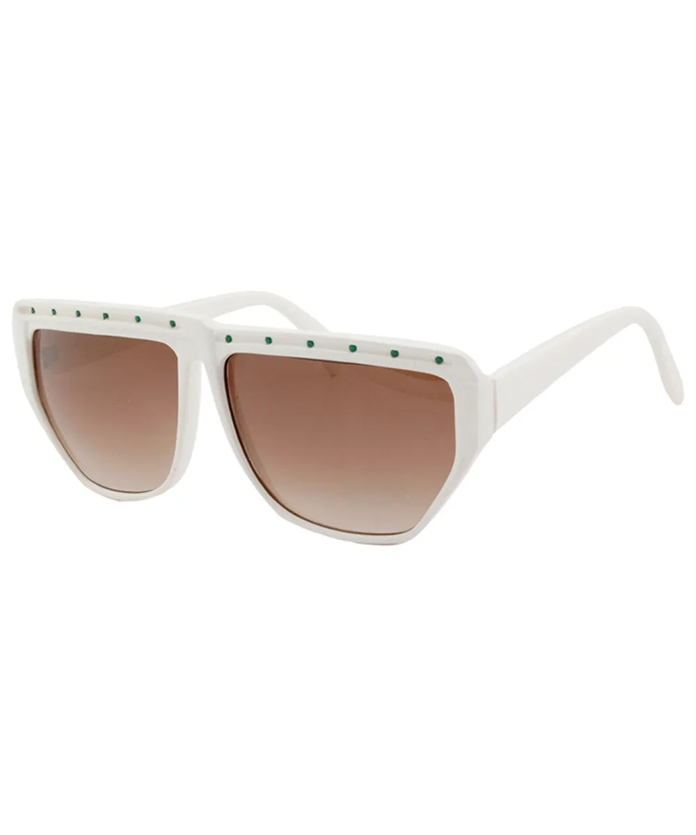 TURNSTILE White 80s Sunglasses sold by Giant Vintage product image thumbnail 2