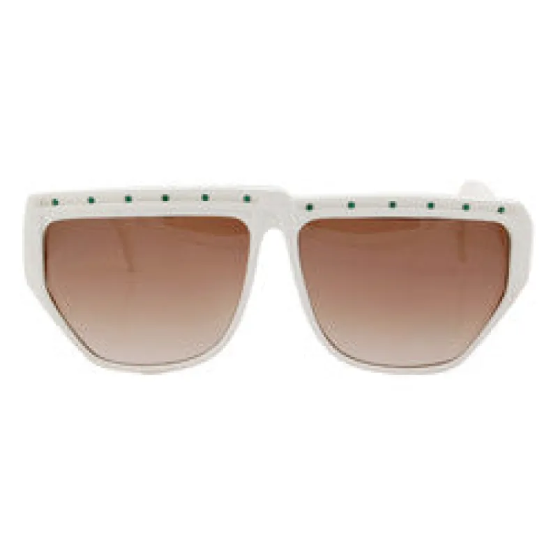 TURNSTILE White 80s Sunglasses sold by Giant Vintage