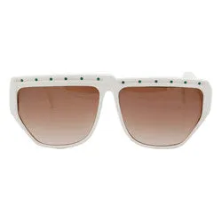 TURNSTILE White 80s Sunglasses sold by Giant Vintage