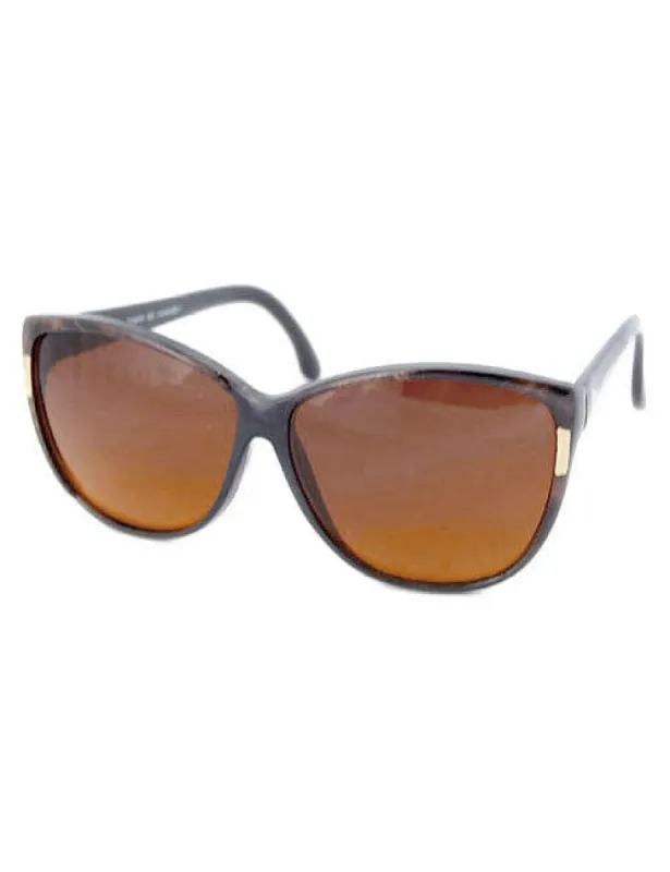 SIMONE Brown Cat-Eye Sunglasses sold by Giant Vintage
