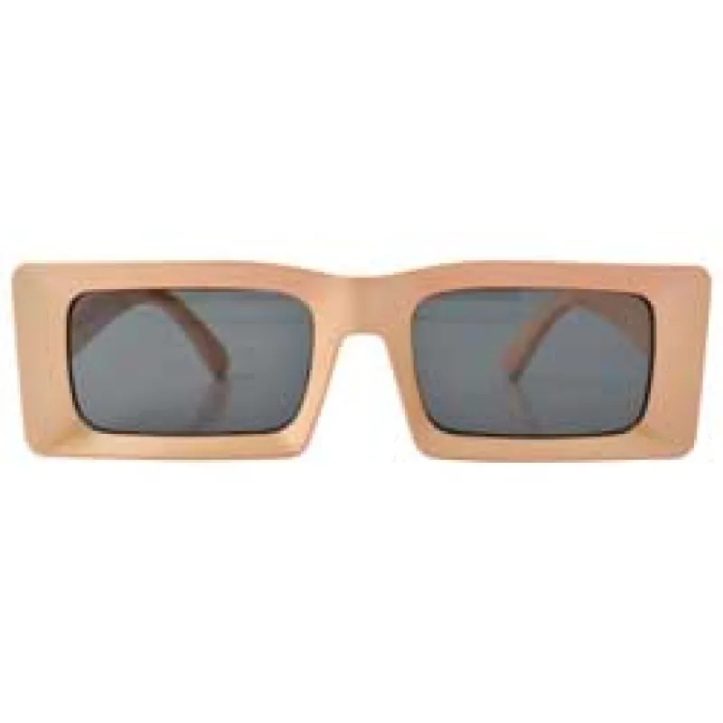 DEUCE Orange Square Mod Sunglasses sold by Giant Vintage