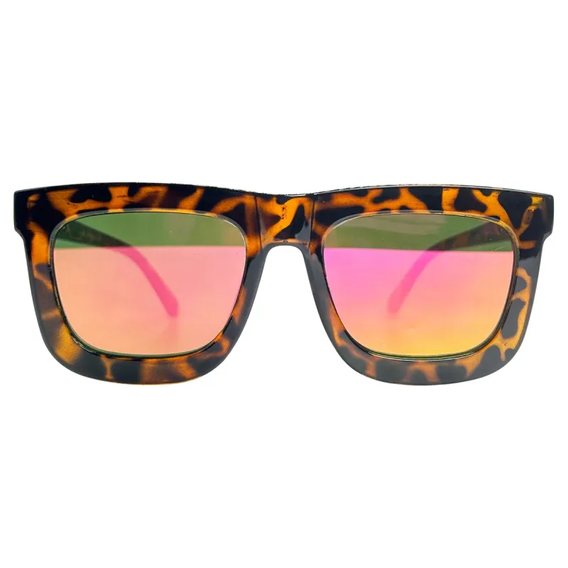 IZZY Tortoise Pink RV Retro Sunglasses sold by Giant Vintage