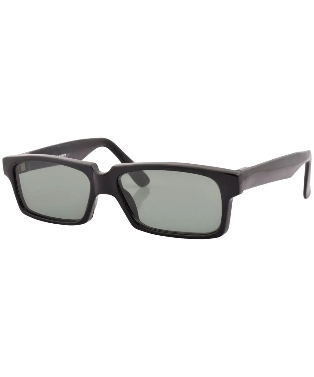 LORDZ Black Square Sunglasses sold by Giant Vintage product image thumbnail 2