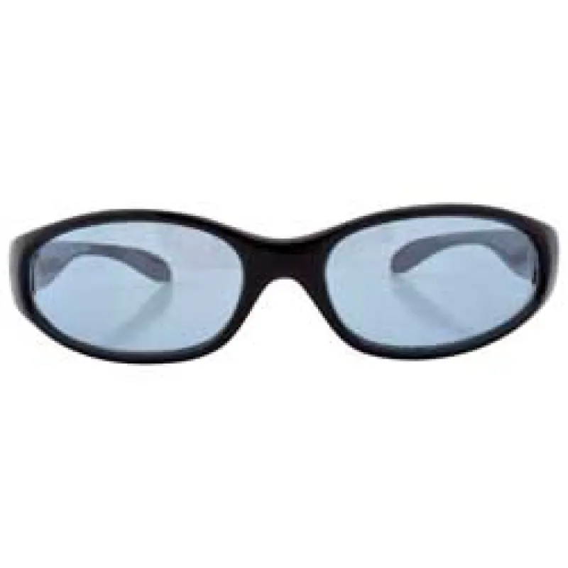 COOGIE Black/Blue Oval Sunglasses sold by Giant Vintage