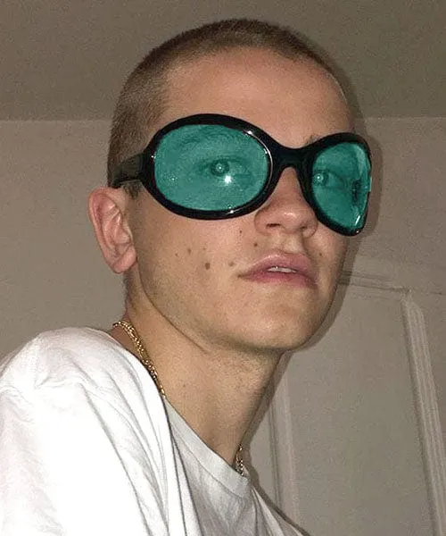 SIXTY SEVEN Aqua 90s Sunglasses sold by Giant Vintage product image thumbnail 2