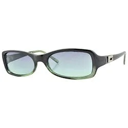 ITCHIN' Smoke/Aqua Square Sunglasses sold by Giant Vintage