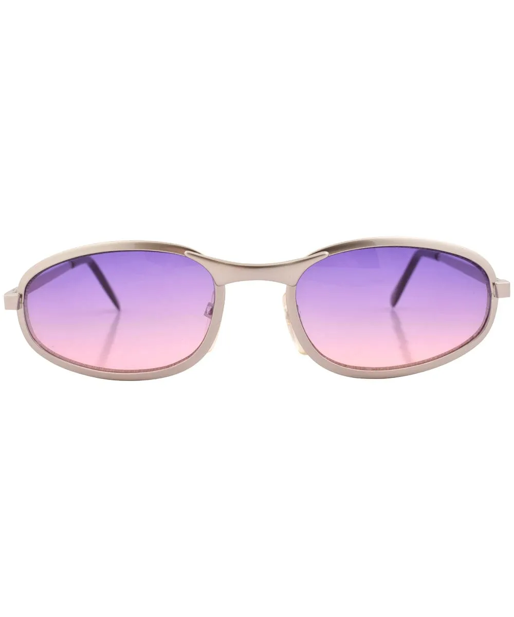 FATE Silver/Purple Micro-Sports Sunglasses sold by Giant Vintage product image thumbnail 3