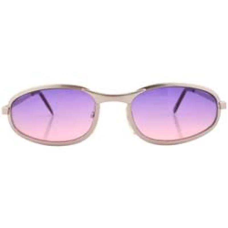 FATE Silver/Purple Micro-Sports Sunglasses sold by Giant Vintage