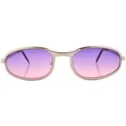 FATE Silver/Purple Micro-Sports Sunglasses sold by Giant Vintage