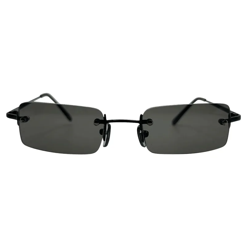 PENNY Y2K Rimless Square Sunglasses sold by Giant Vintage