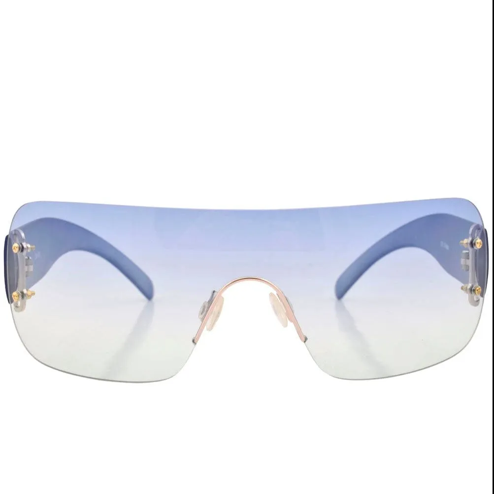 PACHE Rimless Shield Sunglasses sold by Giant Vintage product image thumbnail 4