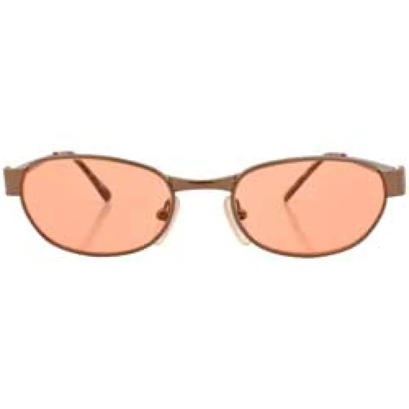 N.Y. NEWS Orange Square Sunglasses sold by Giant Vintage