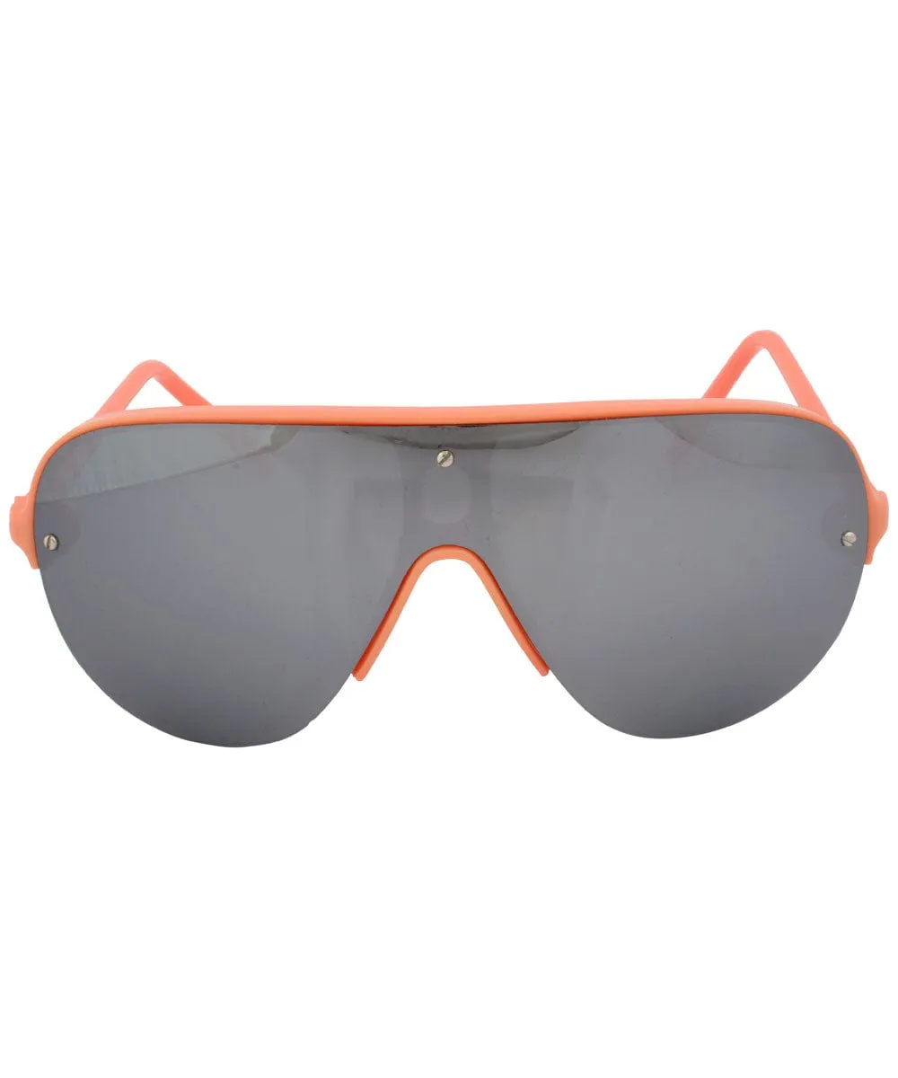 SHAPES Orange Aviator Sunglasses sold by Giant Vintage product image thumbnail 3
