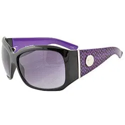 SQUISH Black/Purple Oversized Sunglasses sold by Giant Vintage