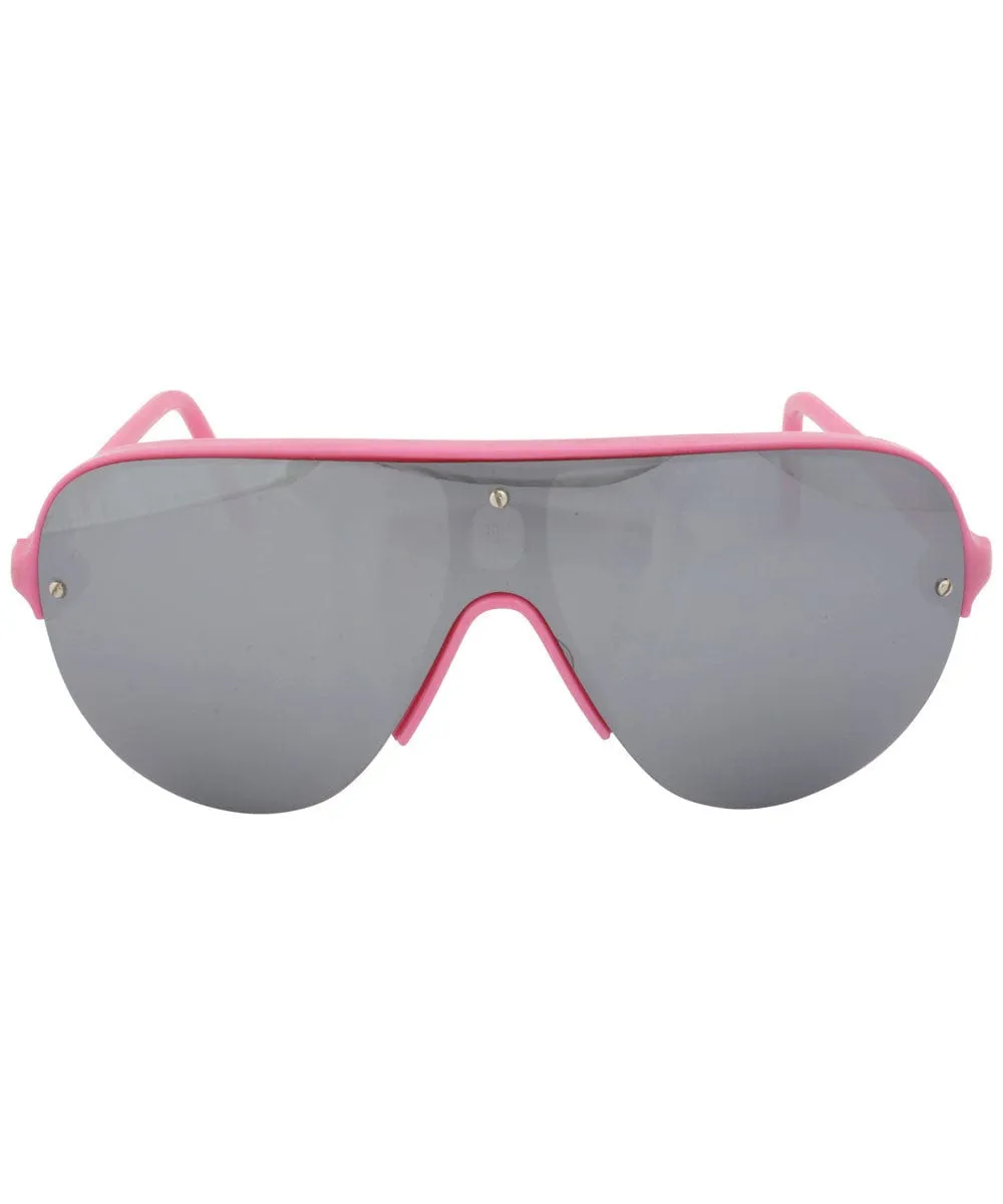 SHAPES Pink Aviator Sunglasses sold by Giant Vintage product image thumbnail 3