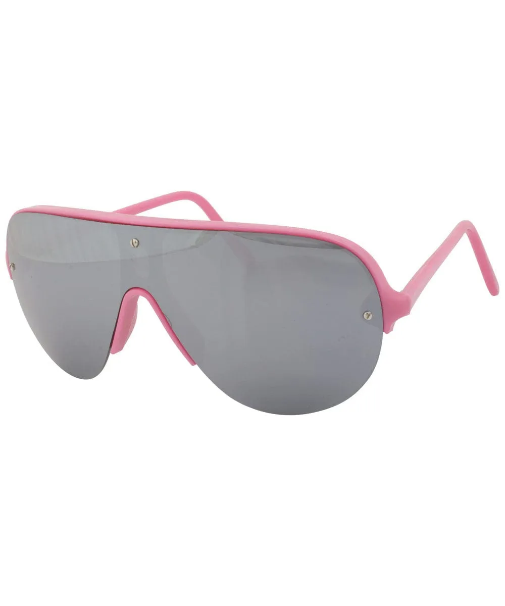 SHAPES Pink Aviator Sunglasses sold by Giant Vintage product image thumbnail 2