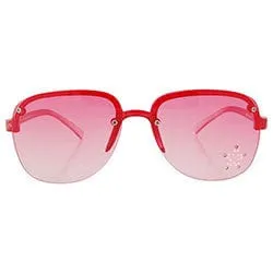 SPRINGY Red/Star Rimless Sunglasses sold by Giant Vintage