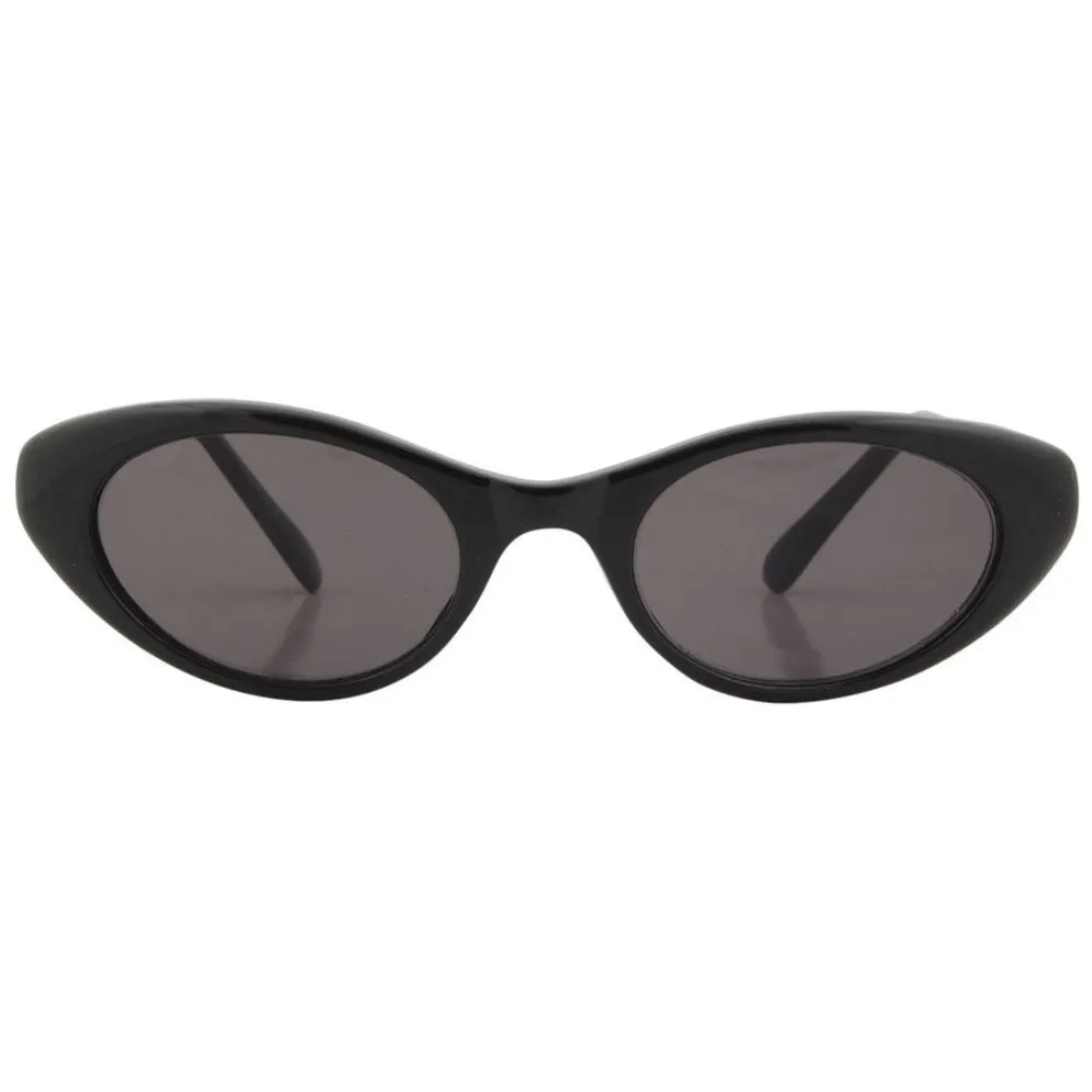 TABBY Black Small Cat-Eye Sunglasses sold by Giant Vintage