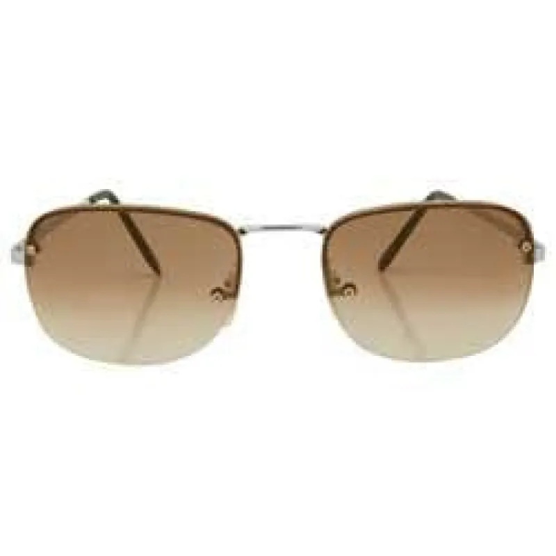 SPRINKLES Brown Rimless Sunglasses sold by Giant Vintage