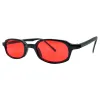 PILLS Black/Red Square Sunglasses sold by Giant Vintage