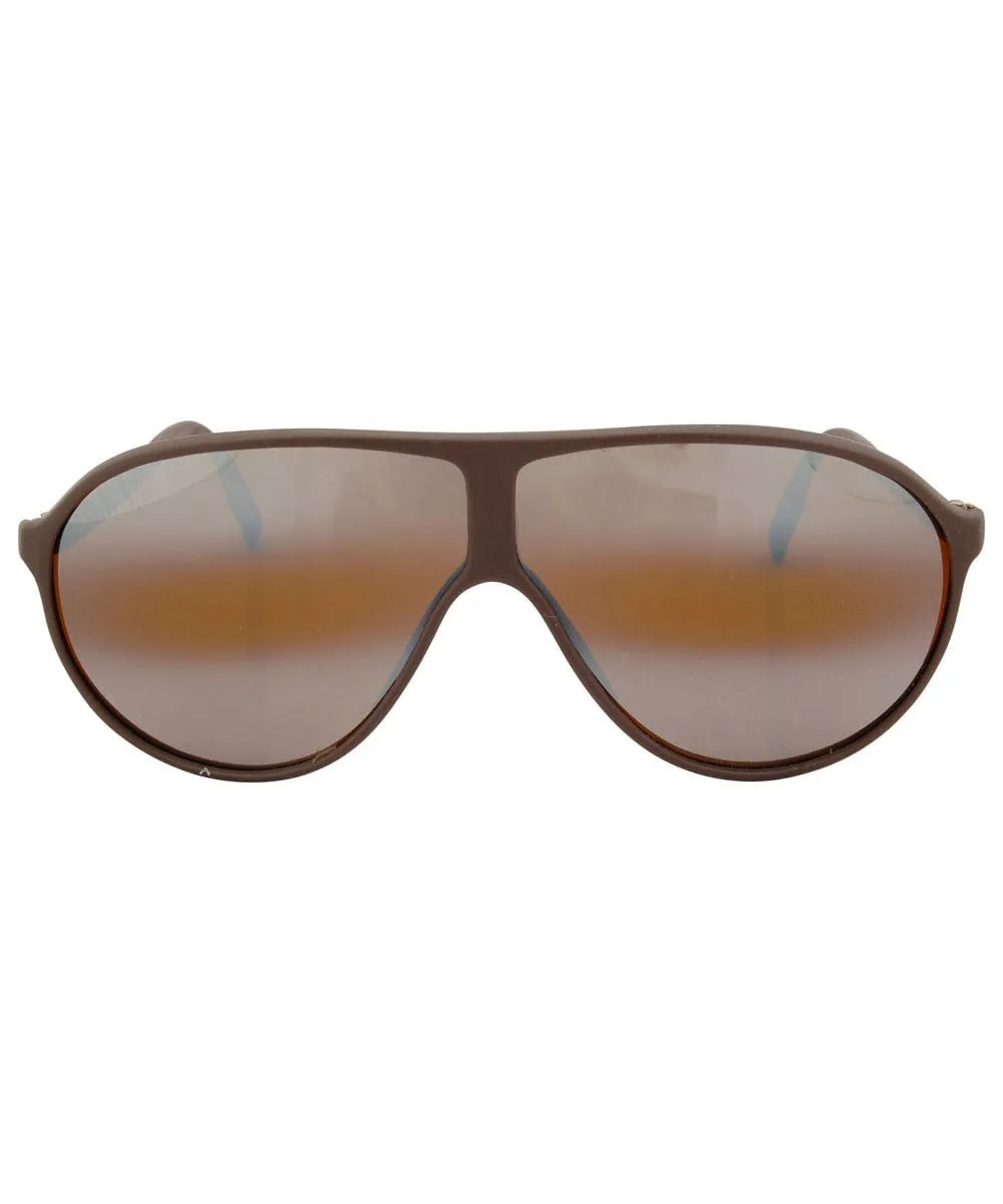 TOFFEE Brown Aviator Sunglasses sold by Giant Vintage product image thumbnail 3