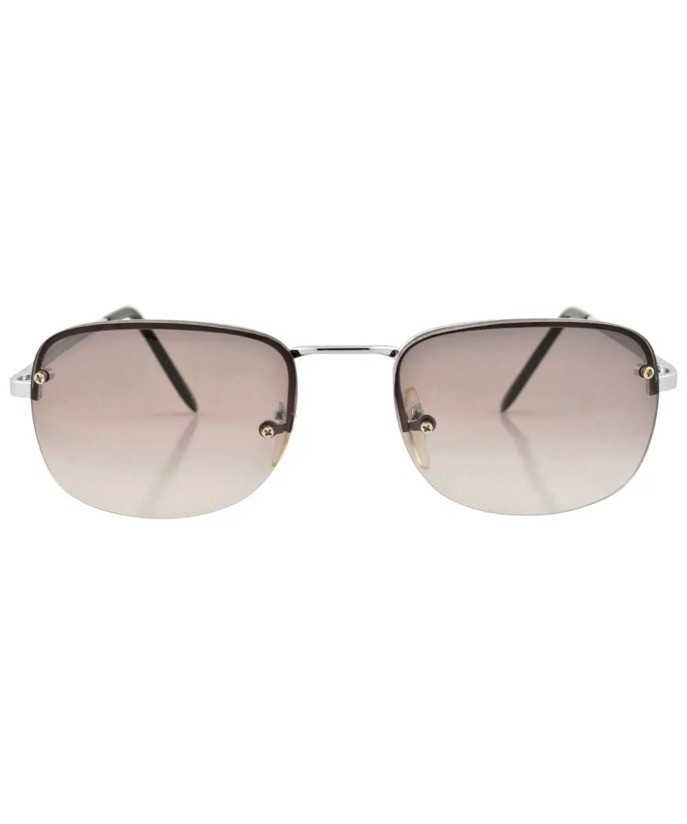 SPRINKLES Smoke Rimless Sunglasses sold by Giant Vintage product image thumbnail 3