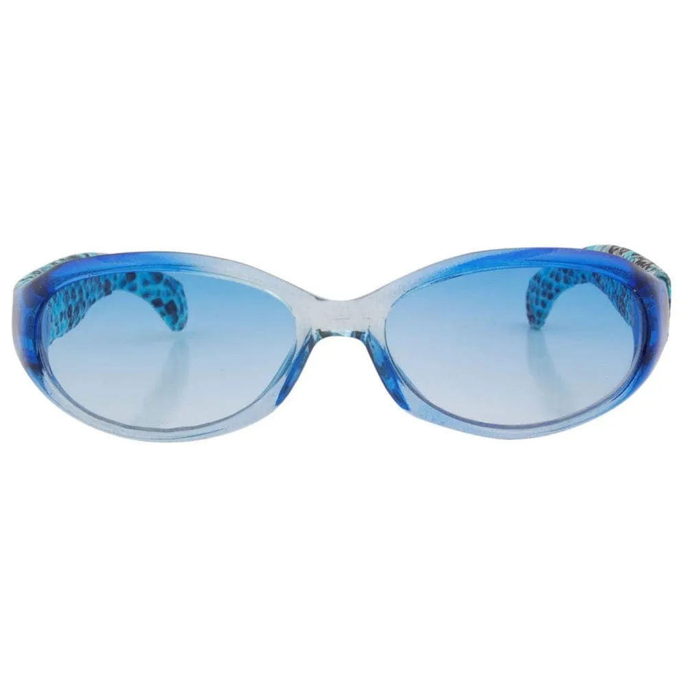 TWINS Blue Animal-Print Oval sold by Giant Vintage