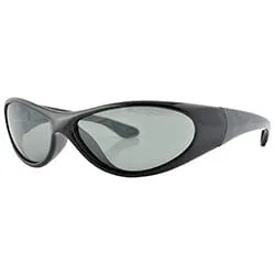 GLUED Black Sports Sunglasses sold by Giant Vintage