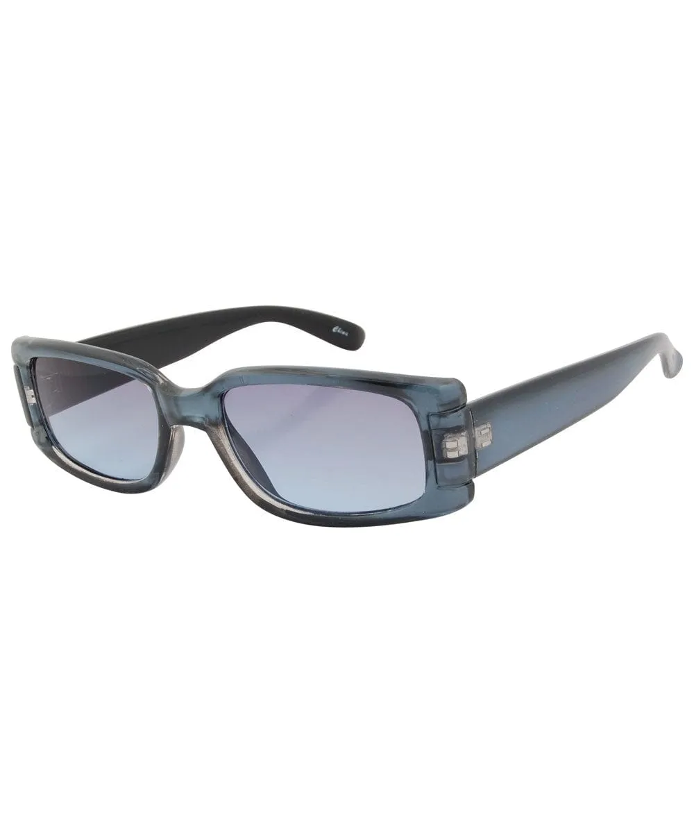 ZEPS Blue Square Sunglasses sold by Giant Vintage product image thumbnail 4