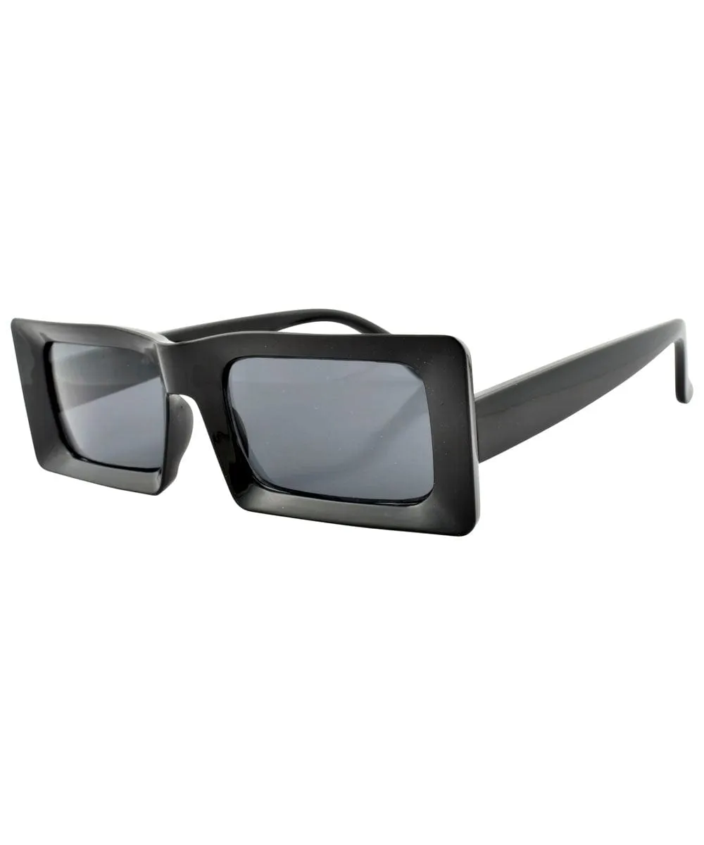 DEUCE Black Mod Square Sunglasses sold by Giant Vintage product image thumbnail 2