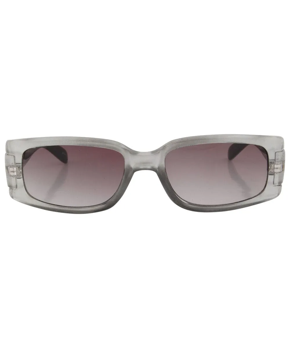 ZEPS Silver/Smoke Square Sunglasses sold by Giant Vintage product image thumbnail 2