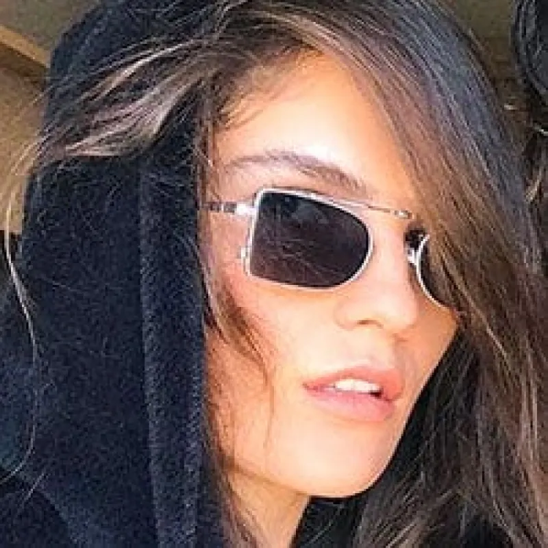 ZOOKS Silver Square Sunglasses sold by Giant Vintage