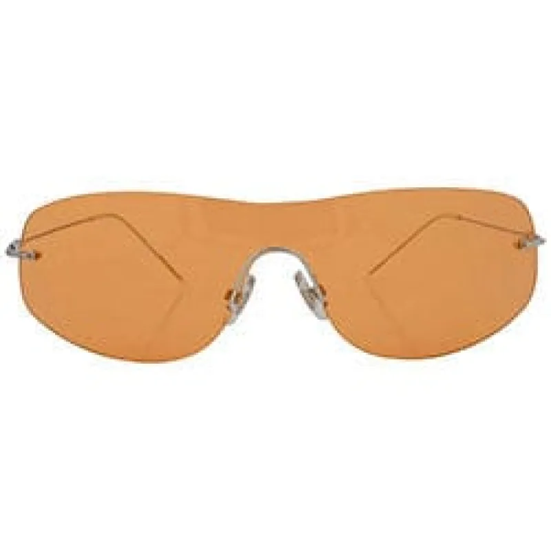STARS Orange Rimless Sunglasses sold by Giant Vintage