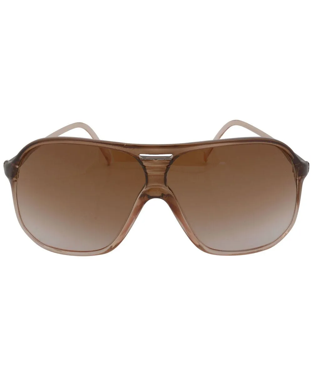 STEVE Brown Aviator Sunglasses sold by Giant Vintage product image thumbnail 2